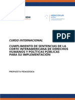 Propuesta Pedagogica Curso Corte IDH IPPDH