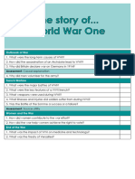 Outbreak of War: Assessment: Causal Explanation