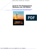 Solution Manual For The Entrepreneurs Guide To Business Law 4th Edition