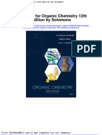 Test Bank For Organic Chemistry 12th Edition by Solomons