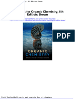 Test Bank For Organic Chemistry 6th Edition Brown