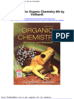 Test Bank For Organic Chemistry 8th by Vollhardt