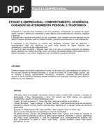 ETIQUETA EMPRESARIAL