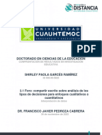 3.1 Foro Análisis de Los Tipos de Decisiones para Enfoques Cualitativos Garces - Shirley F