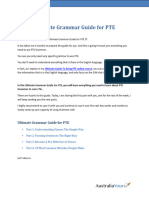 Ultimate PTE Grammar Ultimate Guide