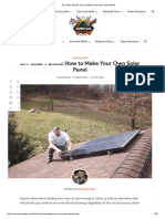 DIY Solar Panels - How To Make Your Own Solar Panel