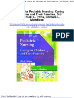 Test Bank For Pediatric Nursing Caring For Children and Their Families 3rd Edition Nicki L Potts Barbara L Mandleco