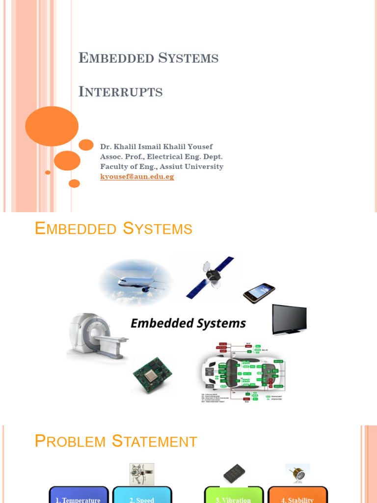 Interrupt Handling in Embedded Systems | PDF | Microcontroller ...