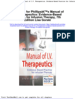 Test Bank For Phillipss Manual of I V Therapeutics Evidence Based Practice For Infusion Therapy 7th Edition Lisa Gorski