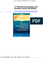 Test Bank For Physical Examination and Health Assessment Jarvis 6th Edition