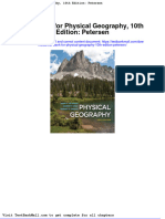 Test Bank For Physical Geography 10th Edition Petersen