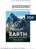 Solution Manual For Earth Portrait of A Planet Sixth Edition Sixth Edition