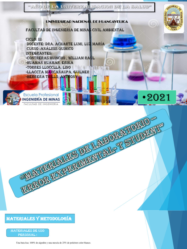 Diapositiva de error experimental t student 1 pdf tubo vac o lentes