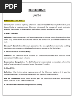 Block Chain Unit-4