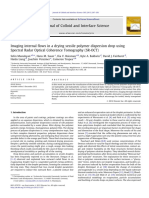 Imaging Internal Flows in A Drying Sessile Polymer Dispersion Drop Using Spectral Radar Optical Coherence Tomography (SR-OCT)