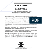 Houghton Hocut 795 B Spec Sheet