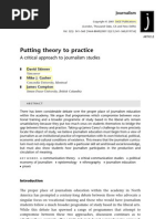 Download Critical approach to journalism studies by Jorge SN6952 doc pdf