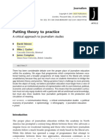 Download Critical approach to journalism studies by Jorge SN6952 doc pdf