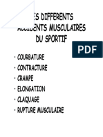 Les Differents Accidents Musculaires Du Sportif