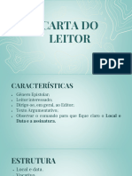 Carta Do Leitor - Estrutura