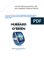 Solution Manual For Macroeconomics 6th Edition R Glenn Hubbard Anthony Patrick Obrien