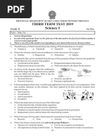 EM - Sci - T3 - G11 - I, II PP Ans - 2019