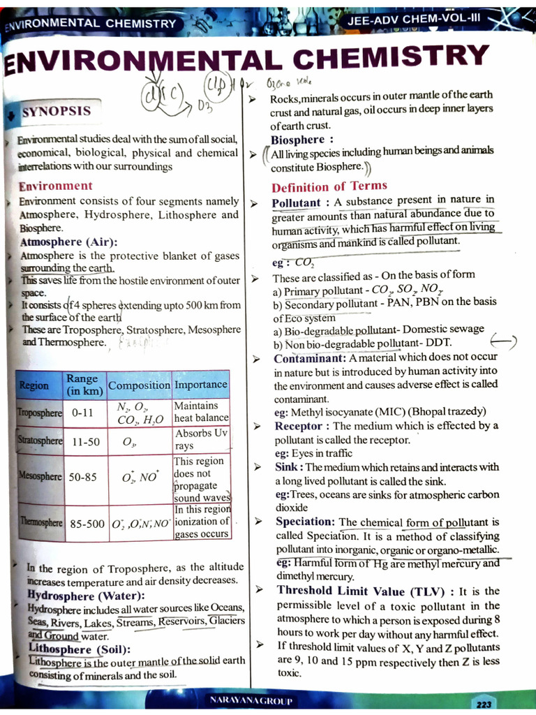 Environmental Chemistry PDF