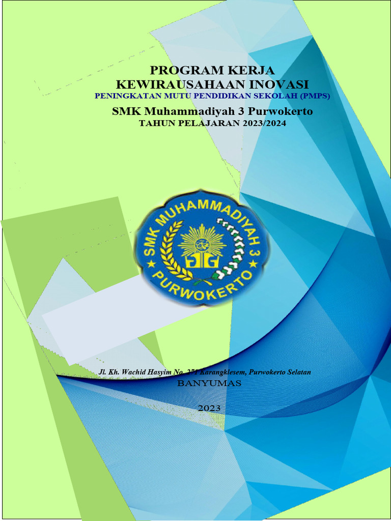Program Kewirausahaan SMK Muhammadiyah 3 | PDF | Karier & Perkembangan ...