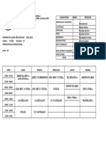 Horario 1er Año A 2023-2024