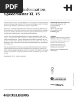 Technical Data Speedmaster XL 75