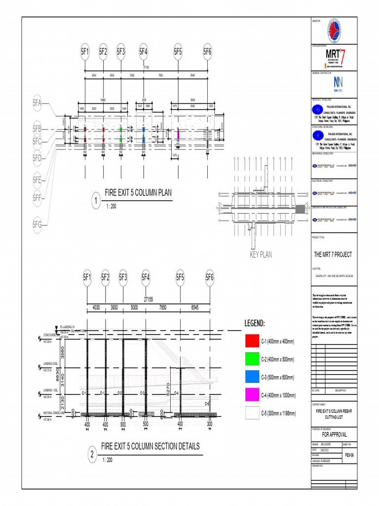 MRT 7 Project Fire Exit 5 Plans | PDF | Design | Building Engineering