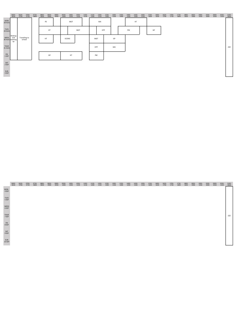 Planner Schedule Davis 2023 | PDF