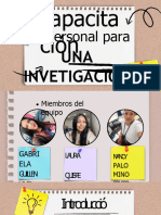 Grupo 10 Capacitación de Personal para La Investigación