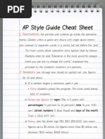 Associated Press (AP) Style Guide - The Basics | PDF | Middle East ...