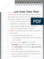 AP Style Cheat Sheet