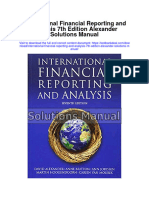 International Financial Reporting and Analysis 7th Edition Alexander Solutions Manual