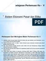 Evaluasi Pembelajaran Pertemuan Ke - 5 Matkul Etbisprof Semester V Dan VII Kelas A Dan B.1