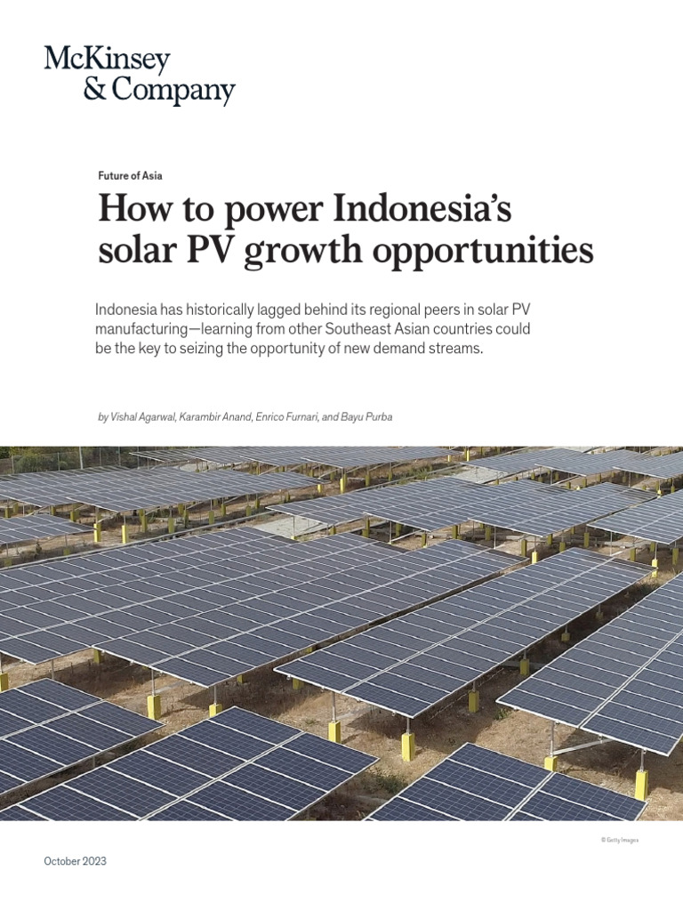 How To Power Indonesias Solar PV Growth Opportunities PDF