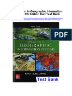 Introduction To Geographic Information Systems 8th Edition Karl Test Bank