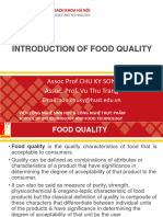 Revised Introduction To Food Technology-Chapter2 - Food Quality