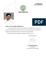 Chief Minister: Y.S.Jagan Mohan Reddy Amaravati Date: 30/03/2020