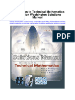 Introduction To Technical Mathematics 5th Edition Washington Solutions Manual