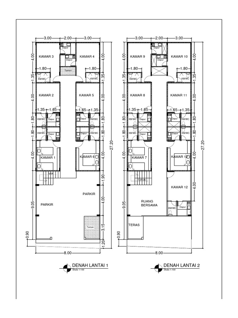 Denah Ruma Alenia | PDF
