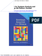Test Bank For Systems Analysis and Design 8th Edition Kendall