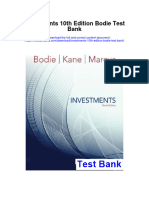 Investments 10th Edition Bodie Test Bank