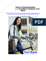 Essentials of Understanding Psychology 11th Edition Feldman Test Bank