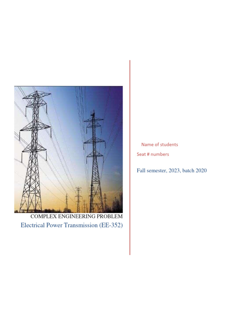 1 Cep 2023 Ept | PDF | Engineering | Electric Power Transmission