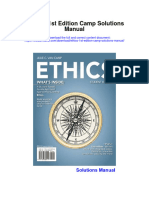 Ethics 1st Edition Camp Solutions Manual