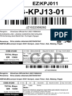 MLG-KPJ13-01: COD:41240 TOTAL Biaya IDR 15000 Note