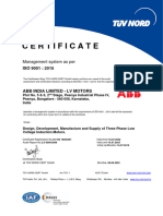 QMS ISO 9001 2015 Certificate Validity Upto 15.07.2025